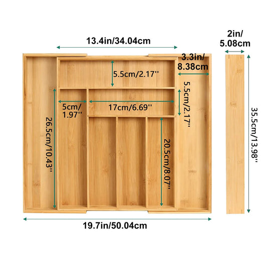Range Couverts en Bois