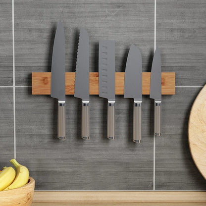 Porte Couteau Magnétique en Bois
