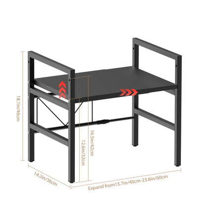 Étagère Pour Micro Ondes Noir