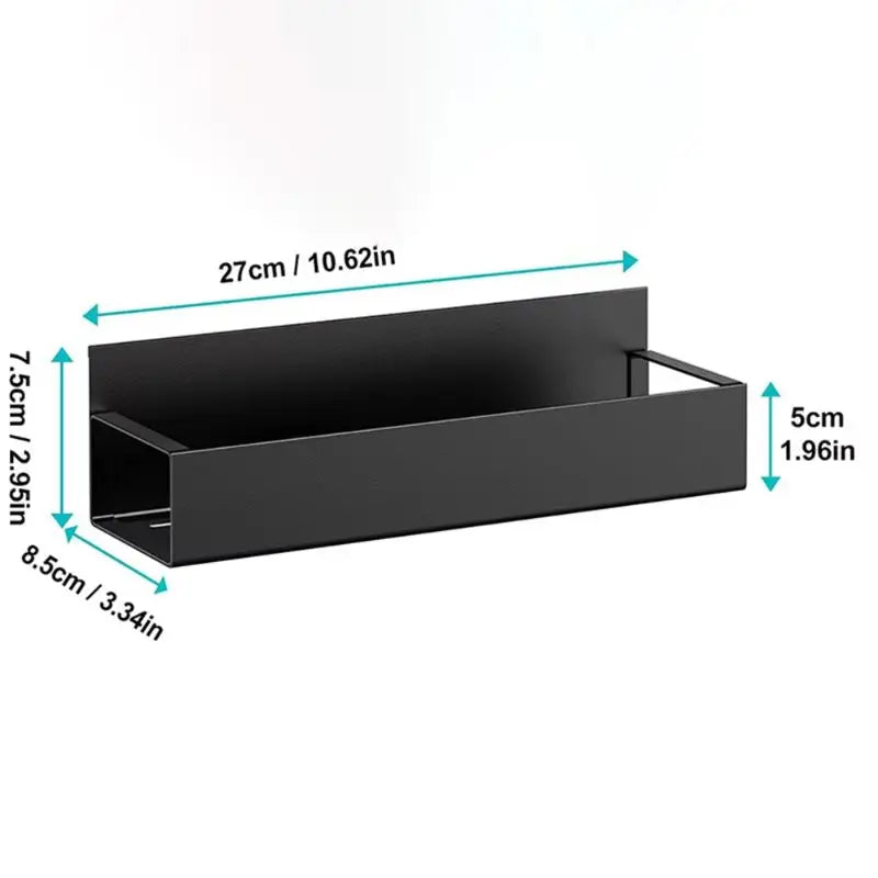 Rangement Pour Épices Magnétique Noir