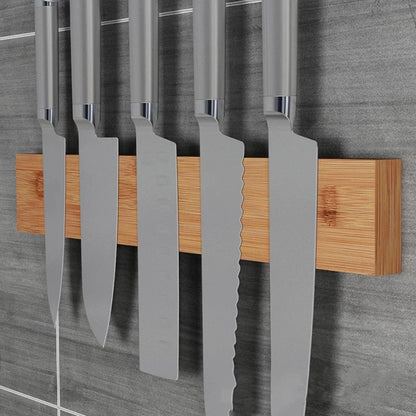Porte Couteau Magnétique en Bois