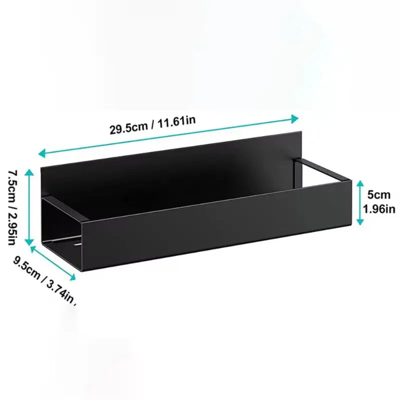 Rangement Pour Épices Magnétique Noir